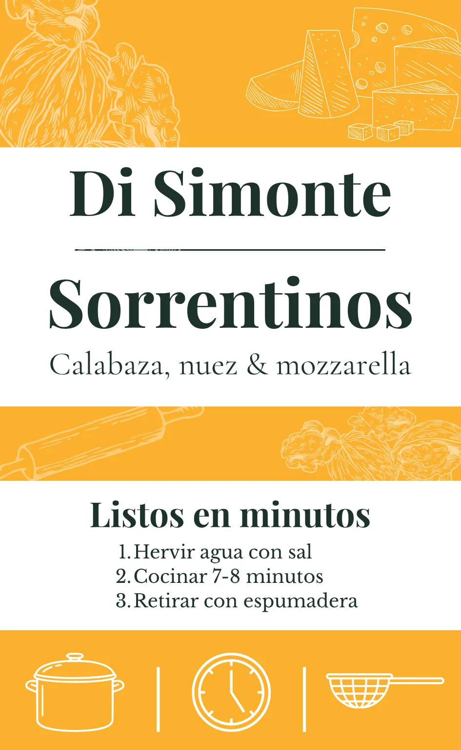 Packaging sorrentinos